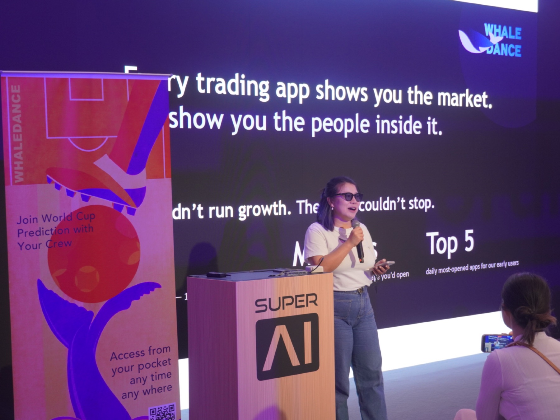 presenting whale.dance at SuperAI, Singapore
