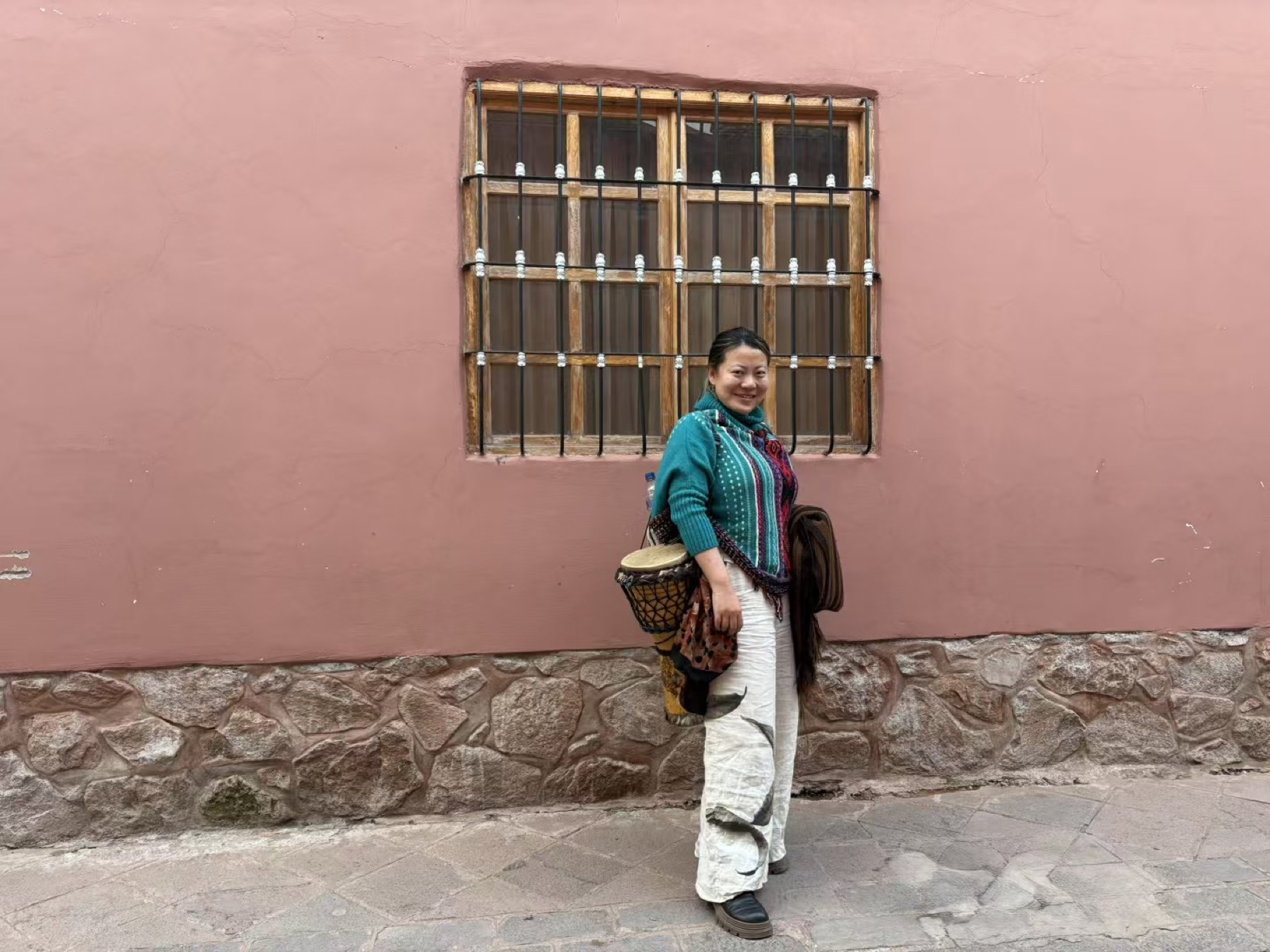 a drum in the Sacred Valley