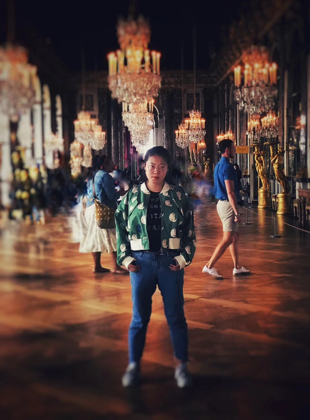Versailles, under all that chandelier light